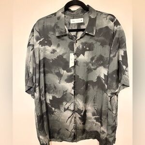 Zara Monochrome Abstract Shirt